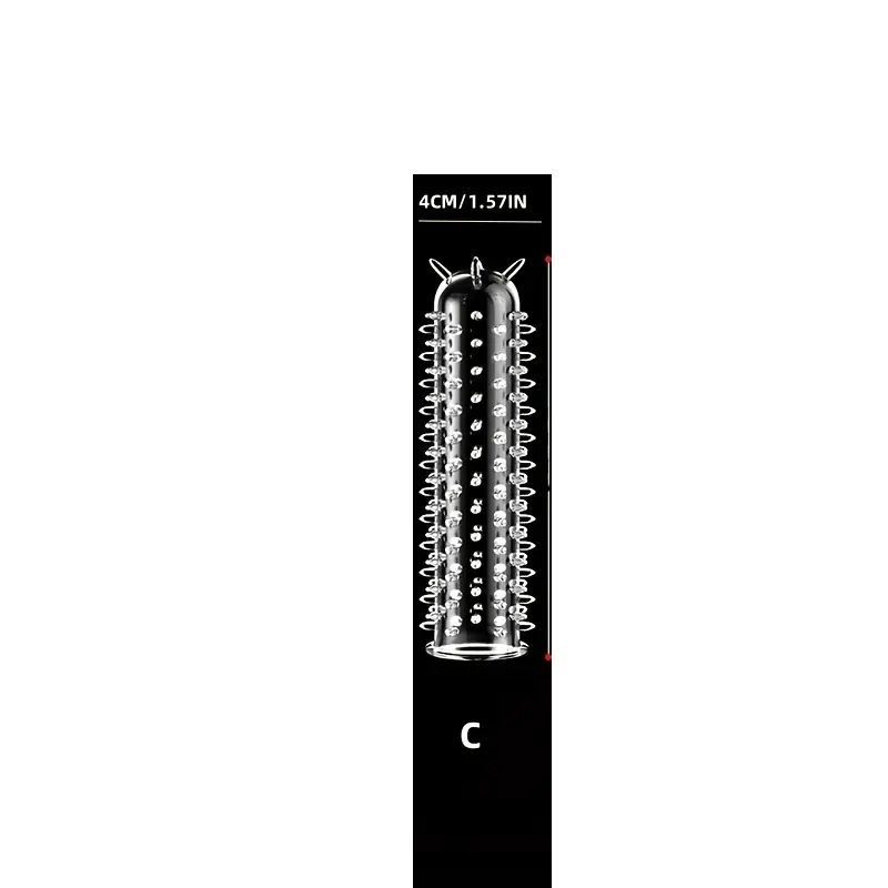Ribbed Penis Cover - Model C