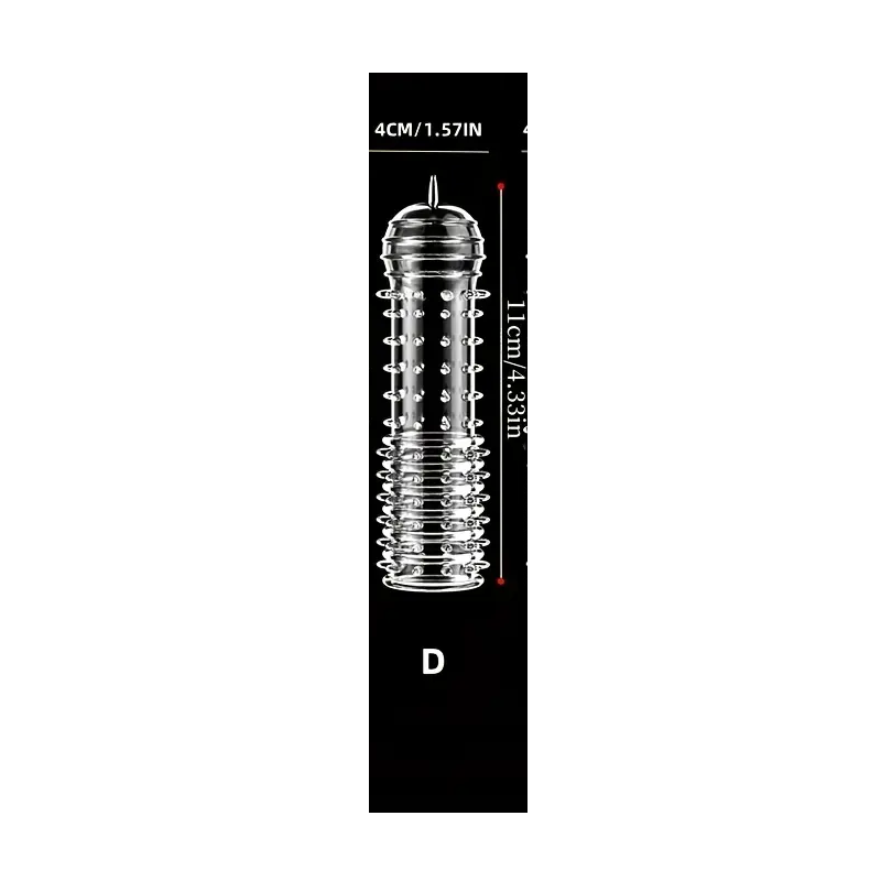 Ribbed Penis Covers - Model D