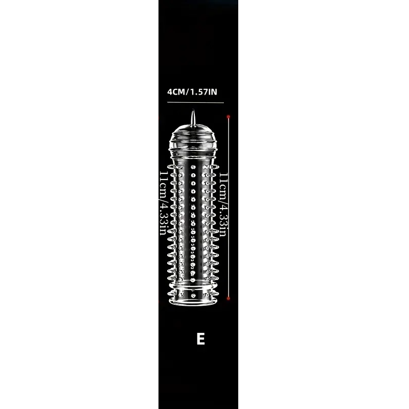 Ribbed Penis Cover - Model E