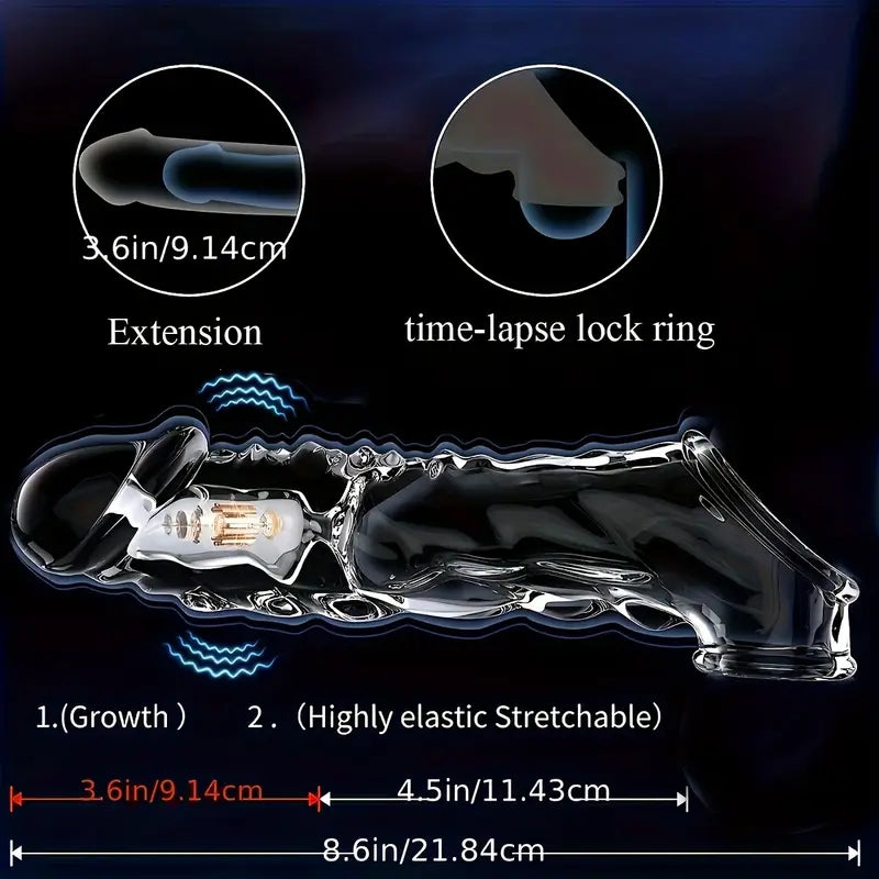 Penis Sleeve Extender Clear